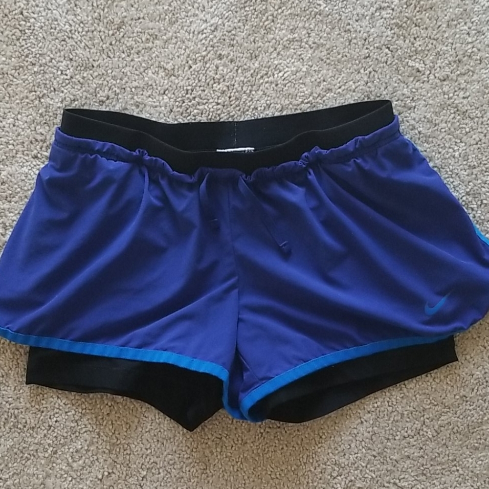 Nike dry fit shorts with spandex